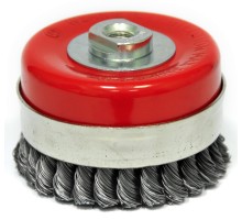 Щетка для УШМ «Чашка» усиленная крученая проволока Elitech 1820.075500