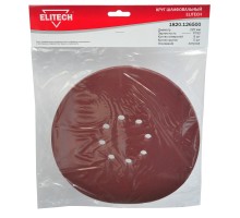 Круг шлифовальный 225 мм Р180 5 шт. Elitech 1820.126500