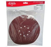 Круг шлифовальный 225 мм Р150 5 шт. Elitech 1820.126400