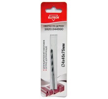 Сверло по дереву (цилиндрический хвостовик, острие центрирующие) Elitech 1820.044900