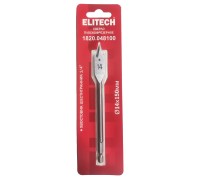 Сверло плоскофрезерное (хвостовик шестигранник 1/4) Elitech 1820.048100