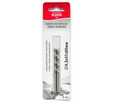 Сверло по металлу (цилиндрический хвостовик, HSS-G (Р6М5, шлифованное)Elitech 1820.050600