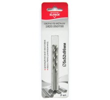 Сверло по металлу (цилиндрический хвостовик, HSS-G (Р6М5, шлифованное)Elitech 1820.050700