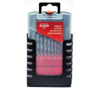 Сверла по металлу 19 шт. в наборе (HSS-G (Р6М5 шлифование) Elitech 1820.052400