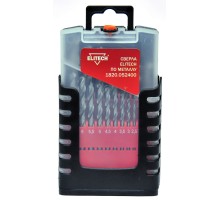 Сверла по металлу 19 шт. в наборе (HSS-G (Р6М5 шлифование) Elitech 1820.052400