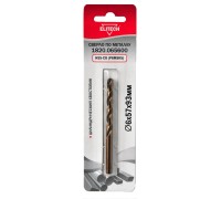 Сверло по металлу (цилиндрический хвостовик, HSS-СО, Р6М5К5) Elitech 1820.065600