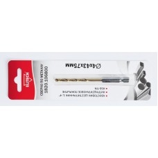 Сверло для металла Elitech 1820.106800 Ø4.0x43х75мм Сверло для металла Elitech 1820.106800 Ø4.0x43х75мм