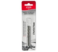 Сверло по металлу (цилиндрический хвостовик, HSS-G (Р6М5, шлифованное)Elitech 1820.050400