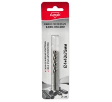 Сверло по металлу (цилиндрический хвостовик, HSS-G (Р6М5, шлифованное)Elitech 1820.050400