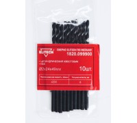 Сверло HSS 2.0х49, 10 шт. Elitech 1820.099900 (набор)