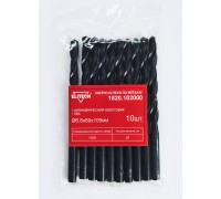 Сверло для металла HSS, 6.8х69х109 мм, хв-цилиндр, пакет, 10 шт. Elitech 1820.102000 (набор)