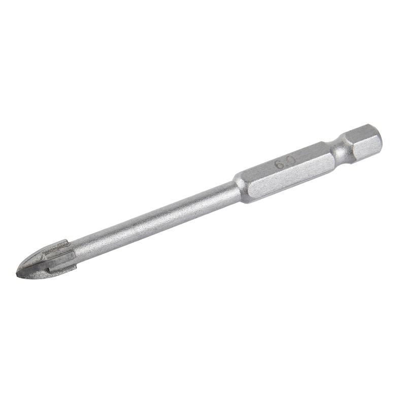 Сверло для стекла/кафеля Elitech 1820.104900 Ø6x75мм