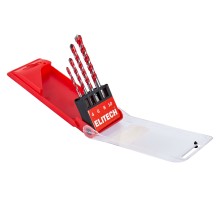 Набор сверл универсальных Multi Construction ф4, 6, 8, 10 Elitech 1820.172000