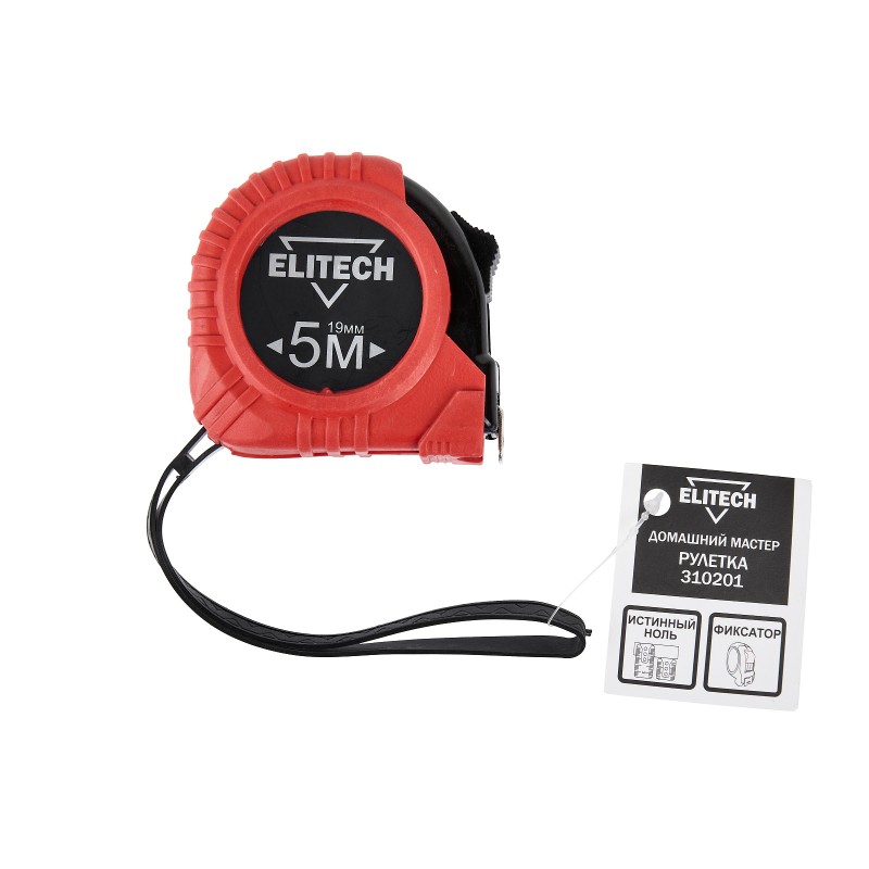 Рулетка Elitech ДМ 310201 5 м, 19 мм