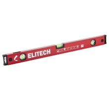 Уровень пузырьковый магнитный ELITECH 320102 60 см, 3 глазка
