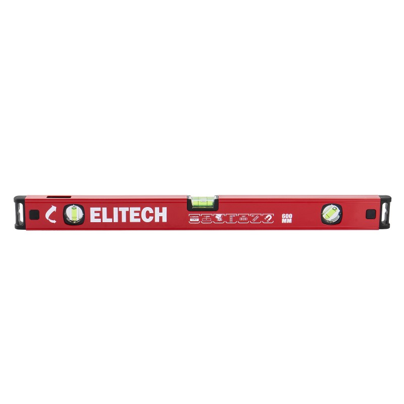 Уровень пузырьковый магнитный ELITECH 320102 60 см, 3 глазка