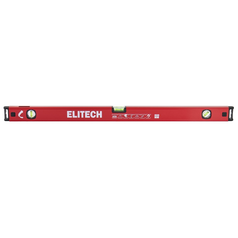 Уровень пузырьковый магнитный ELITECH 320103 80 см, 3 глазка