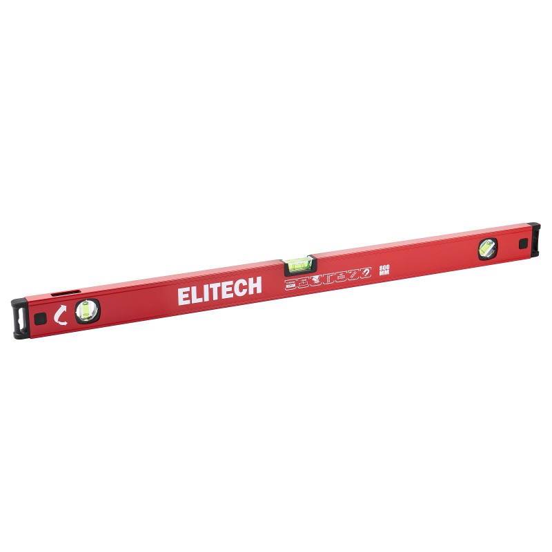 Уровень пузырьковый магнитный ELITECH 320103 80 см, 3 глазка