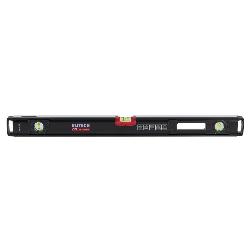 Уровень пузырьковый магнитный ELITECH HD 320303 80 см, 3 глазка