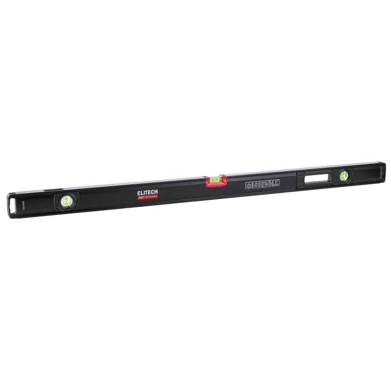 Уровень пузырьковый магнитный ELITECH HD 320305 120 см, 3 глазка
