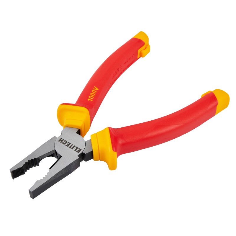 Плоскогубцы диэлектрические ELITECH 110402 180 мм, сталь CrV