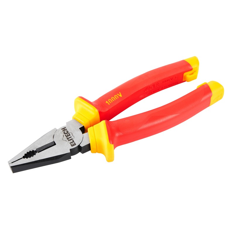 Плоскогубцы диэлектрические ELITECH 110403 200 мм, сталь CrV