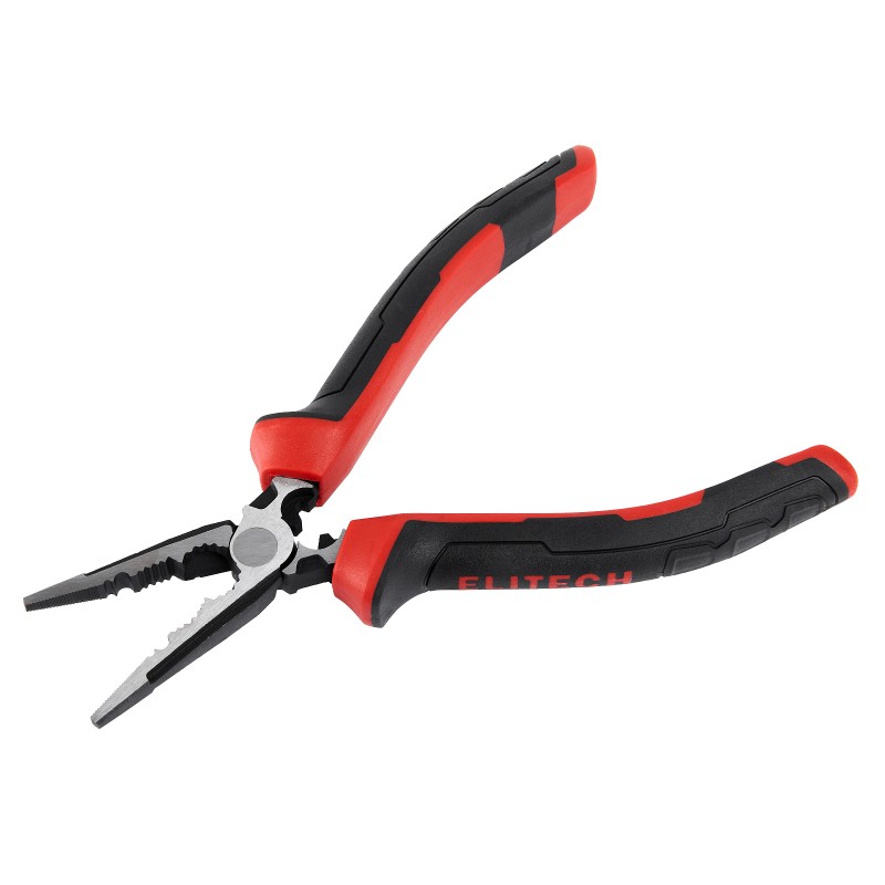 Длинногубцы комбинированные ELITECH 120201 180 мм, сталь CrV