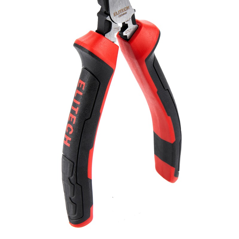 Длинногубцы комбинированные ELITECH 120201 180 мм, сталь CrV