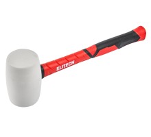 Киянка белая ELITECH 620201 450 гр, фибергласс