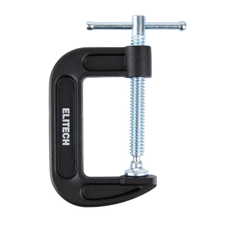 Струбцина тип G ELITECH 513103 85х52 мм, 600 кг