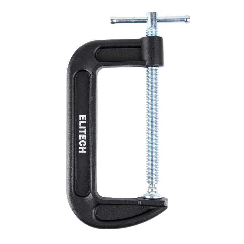 Струбцина тип G ELITECH 513105 145х65 мм, 900 кг