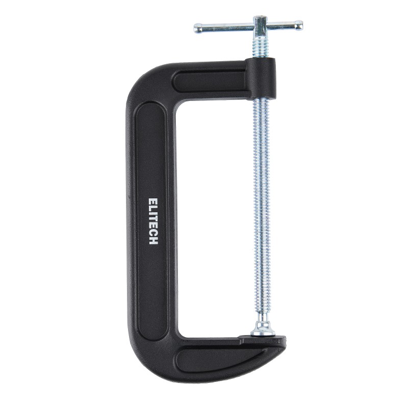 Струбцина тип G ELITECH 513107 215х85 мм, 1100 кг