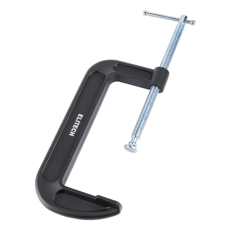 Струбцина тип G ELITECH 513107 215х85 мм, 1100 кг