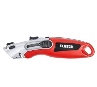 Нож строительный ELITECH 410601 трапеция