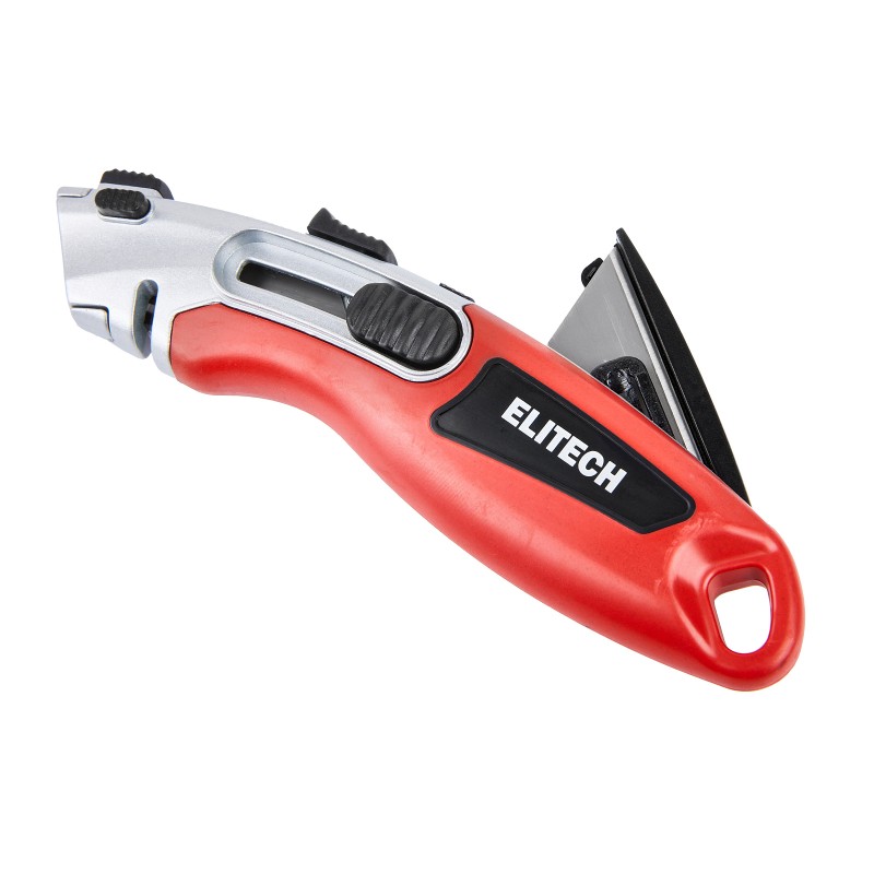 Нож строительный ELITECH 410601 трапеция