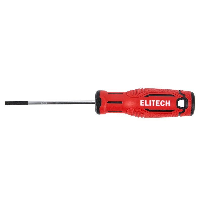 Отвертка ELITECH 211101 SL3х75 мм
