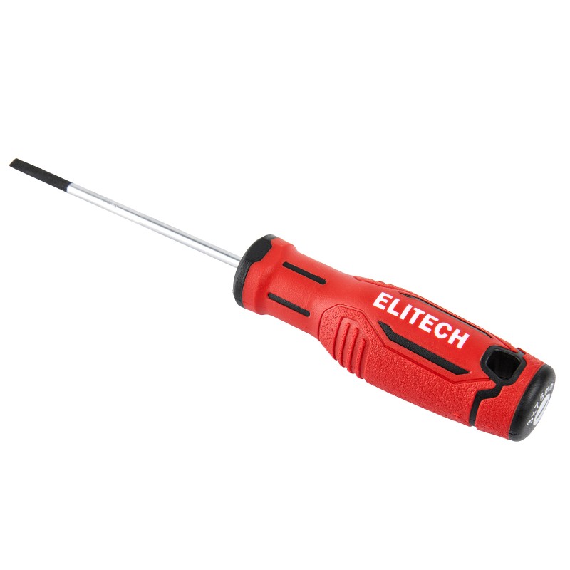 Отвертка ELITECH 211101 SL3х75 мм