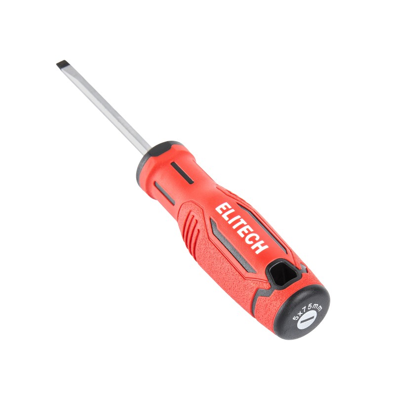 Отвертка Elitech 211102 SL5х75 мм