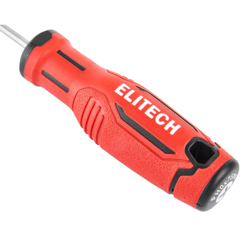 Отвертка Elitech 211201 PH0х75 мм