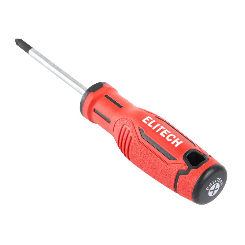 Отвертка Elitech 211202 PH1х75 мм