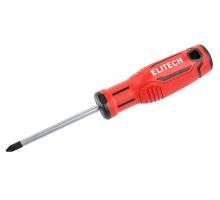 Отвертка Elitech 211302 PZ1х75 мм