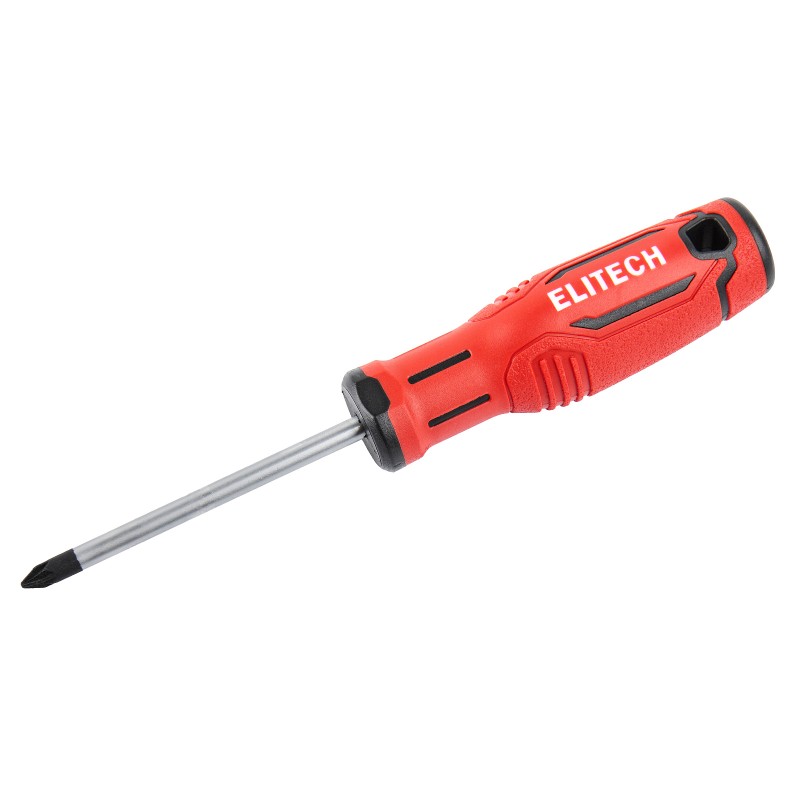Отвертка Elitech 211302 PZ1х75 мм