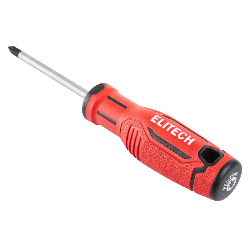 Отвертка Elitech 211302 PZ1х75 мм