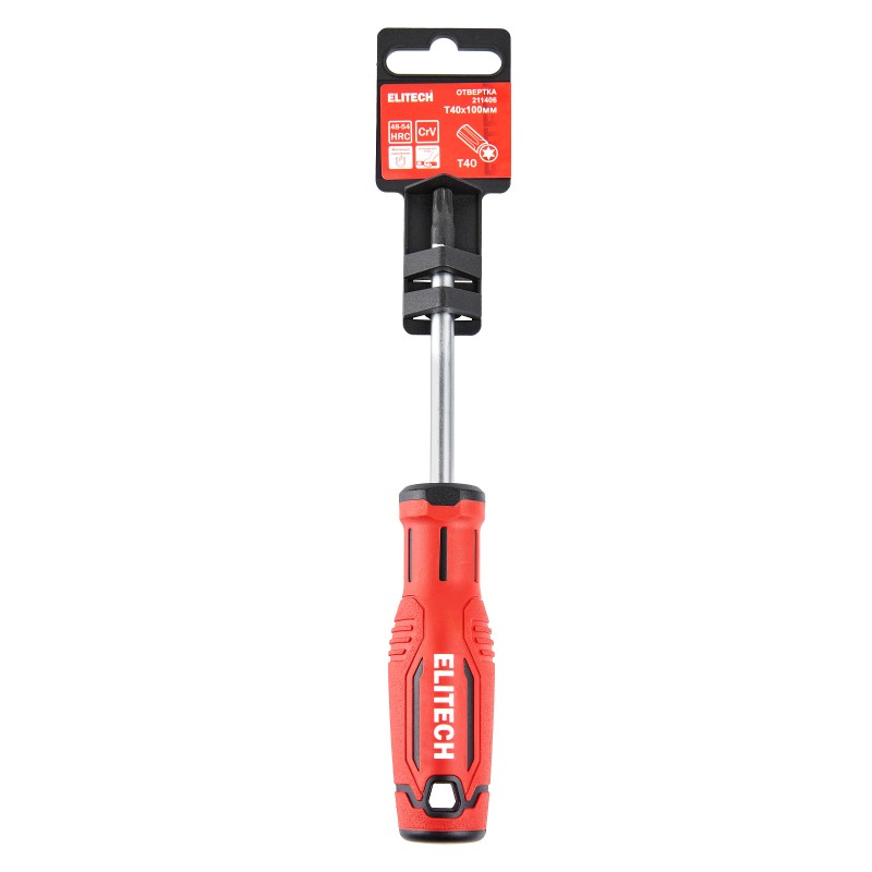 Отвертка Elitech 211406 T40х100 мм