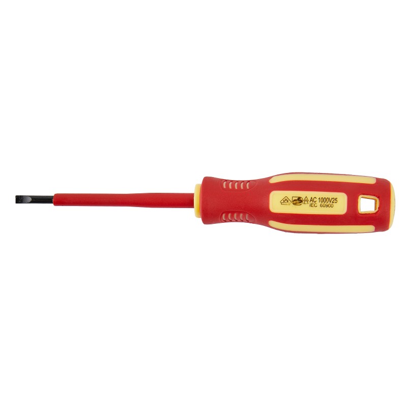 Отвертка диэлектрическая ELITECH 231101 SL3.5х75 мм