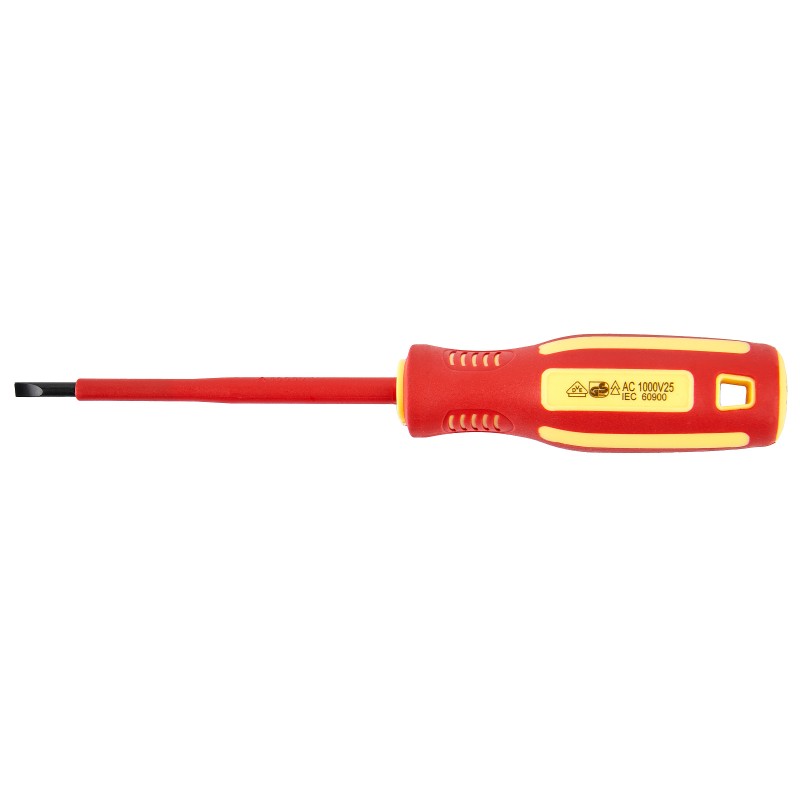 Отвертка диэлектрическая ELITECH 231102 SL4х100 мм