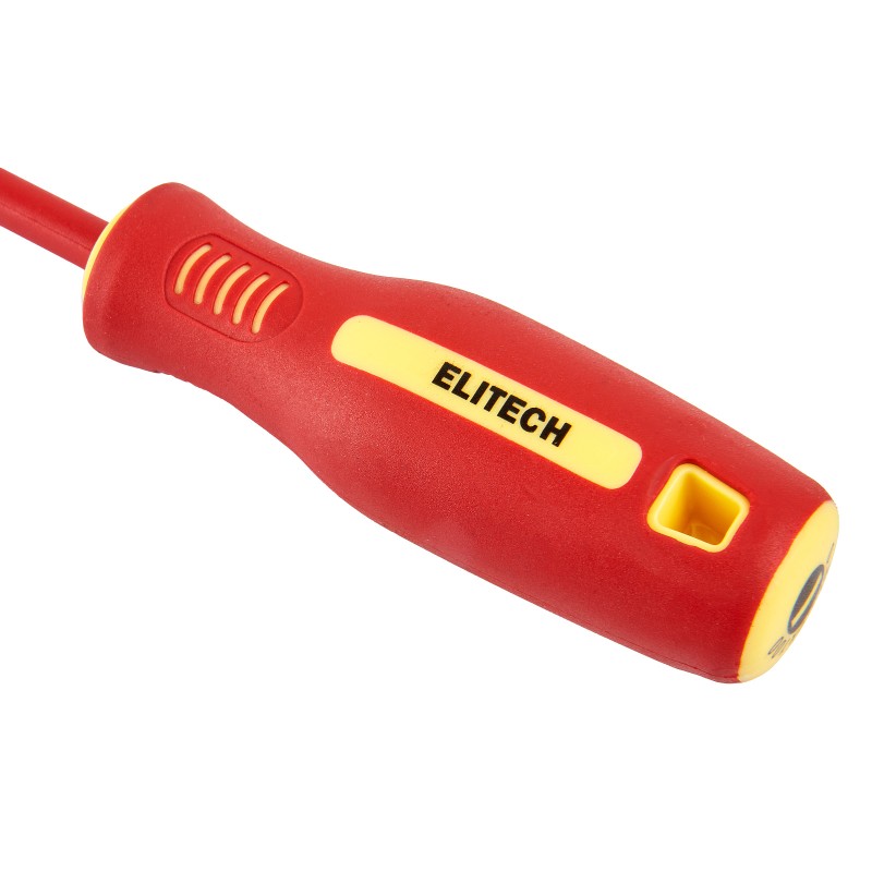 Отвертка диэлектрическая ELITECH 231102 SL4х100 мм