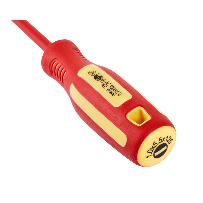 Отвертка диэлектрическая ELITECH 231103 SL5,5х125 мм