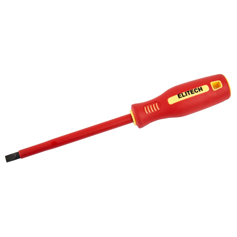 Отвертка диэлектрическая ELITECH 231105 SL8х150 мм