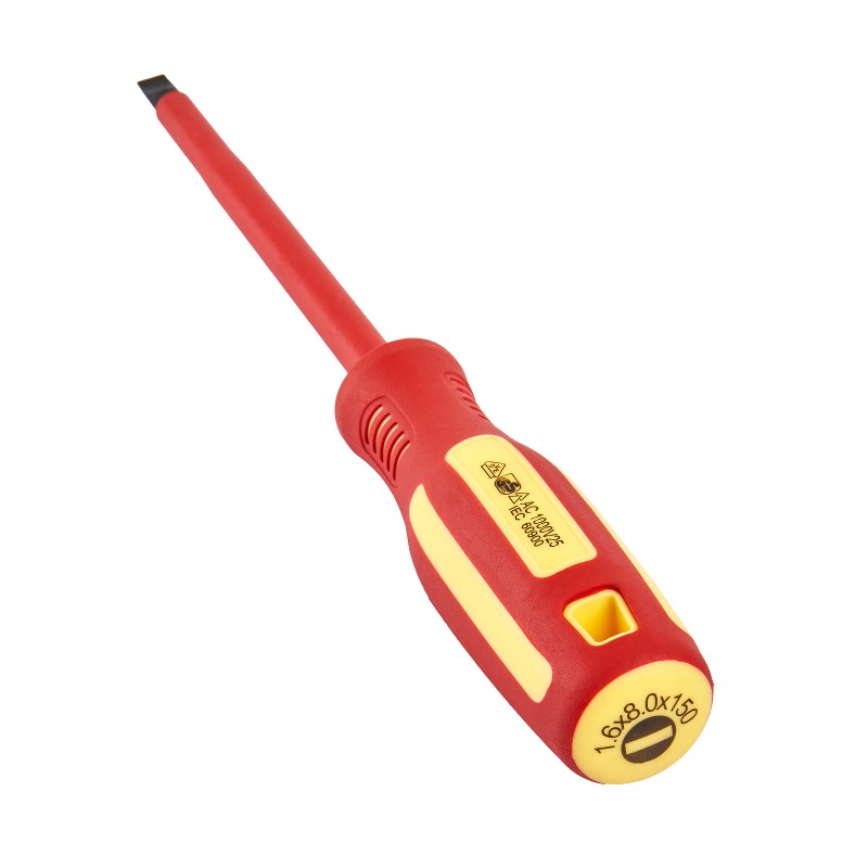 Отвертка диэлектрическая ELITECH 231105 SL8х150 мм